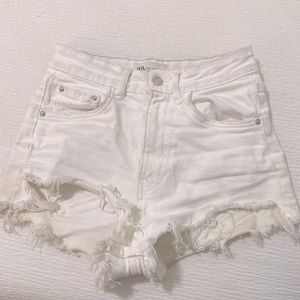 ZARA jean shorts Size 0